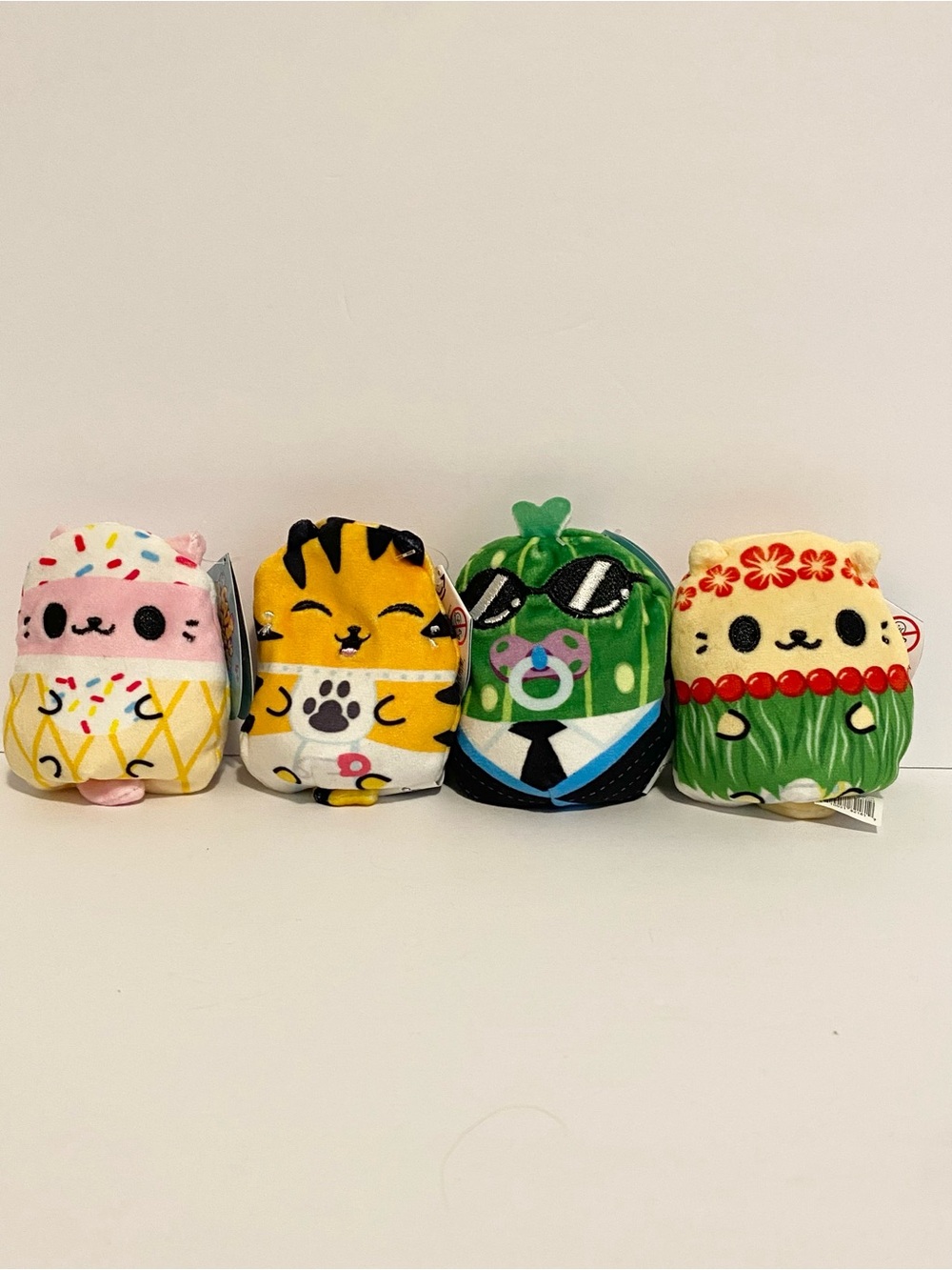 Cats vs Pickles Kittens Gherkins Beanbag Lot Plush Stuffed Toy 3” Toys